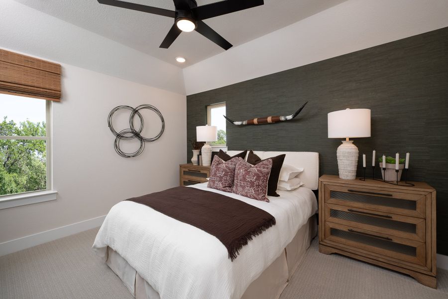 Image 10 representing the Juniper by Tri Pointe Homes in Treeline, Justin, TX.