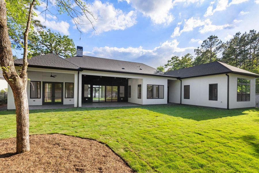Exterior details and patio area of a home in , Montgomery (Image 2). Exterior details and patio area of a home in , Montgomery (Image 2).