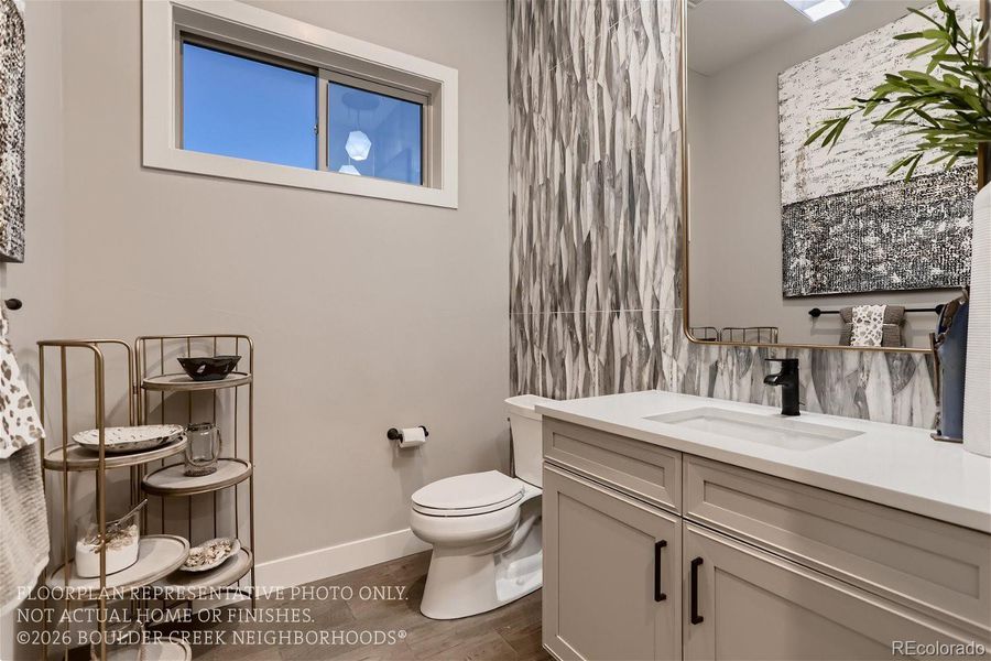 Furnished interior view inside a new home in , Broomfield (Image 18).