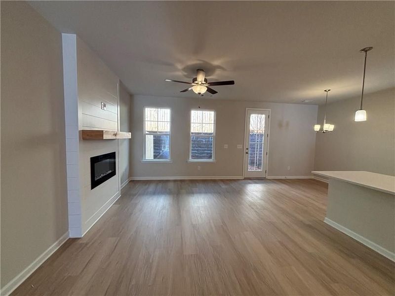 Spacious, unfurnished interior of a new home in Rosehill Townhomes, Marietta (Image 36).