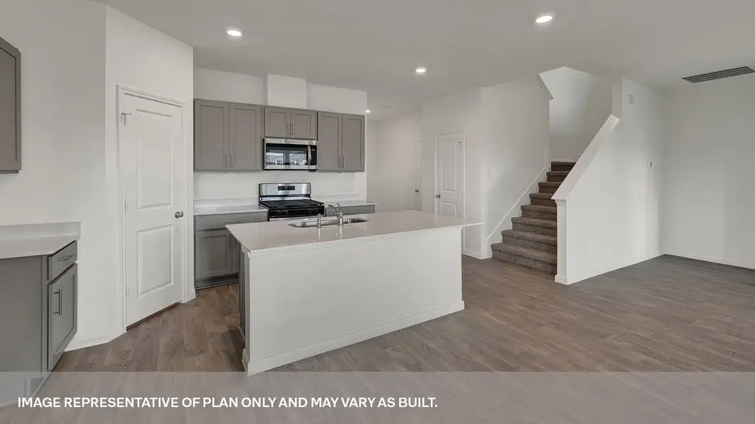 Furnished interior view inside a new home in Trace, San Marcos (Image 8). Furnished interior view inside a new home in Trace, San Marcos (Image 8).
