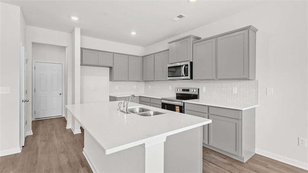 Furnished interior view inside a new home in Echo Glen, Stockbridge (Image 12).