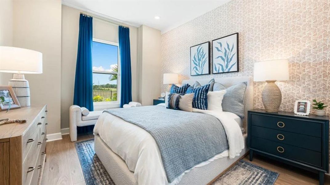 Furnished interior view inside a new home in Skye Ranch Community Group Page, Sarasota (Image 12).