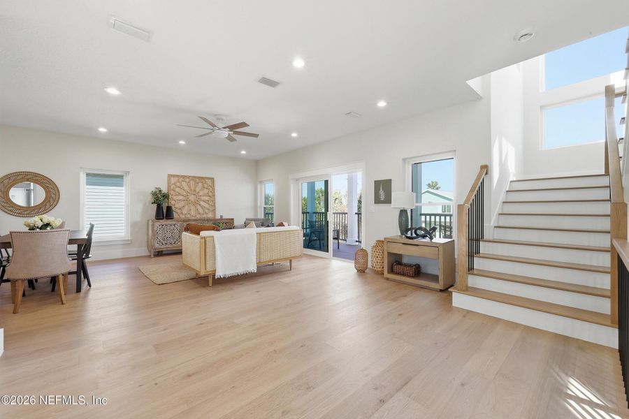 Furnished interior view inside a new home in , St. Augustine (Image 17).