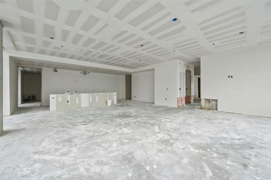 View of unfurnished living room