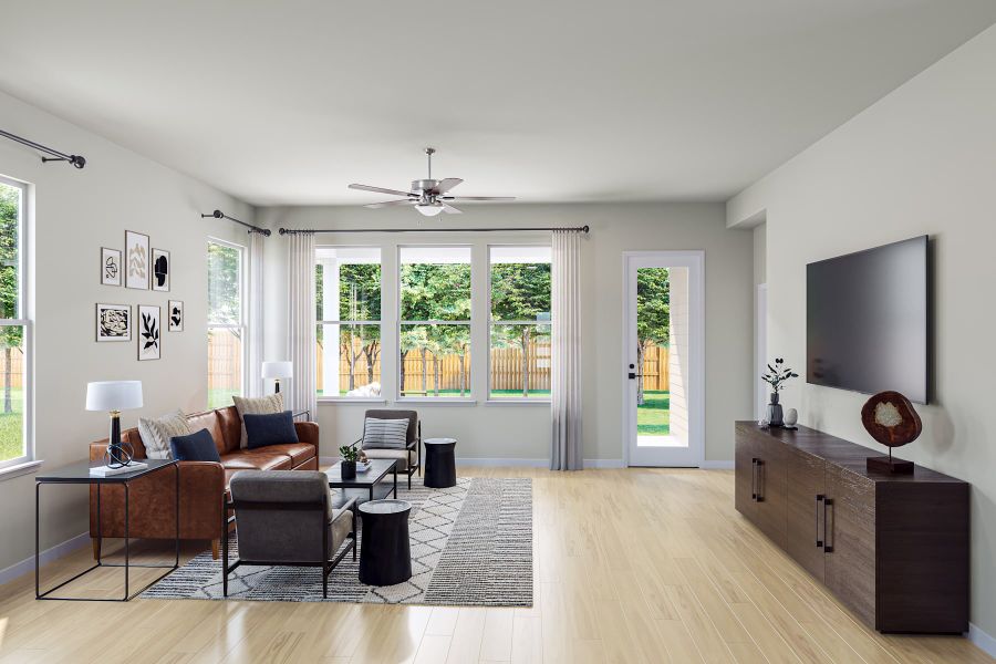 Furnished interior view inside a new home in Park Central, Georgetown (Image 4). Furnished interior view inside a new home in Park Central, Georgetown (Image 4).