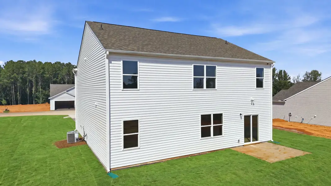 Exterior details and patio area of a home in Bedford Place, Wilson (Image 3).