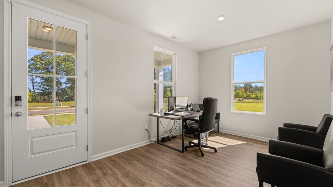 Representative furnished interior of a home built from the Iria Glen by D.R. Horton in Brookland Commons, Monroe (Image 16).