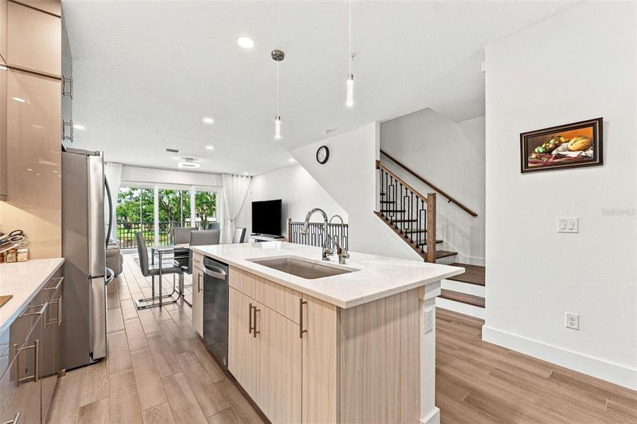 Furnished interior view inside a new home in , Seminole (Image 12).