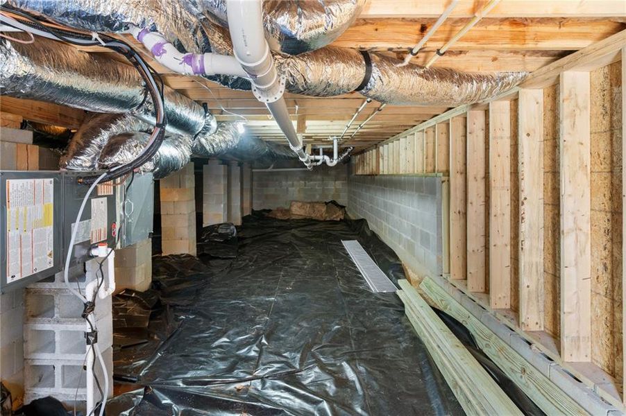 In-progress construction of a new home in , Martin, GA (Image 24).