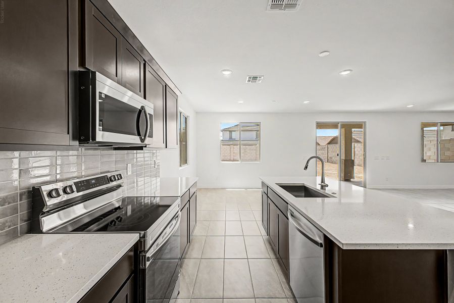 Furnished interior view inside a new home in Bentridge, Buckeye (Image 5).
