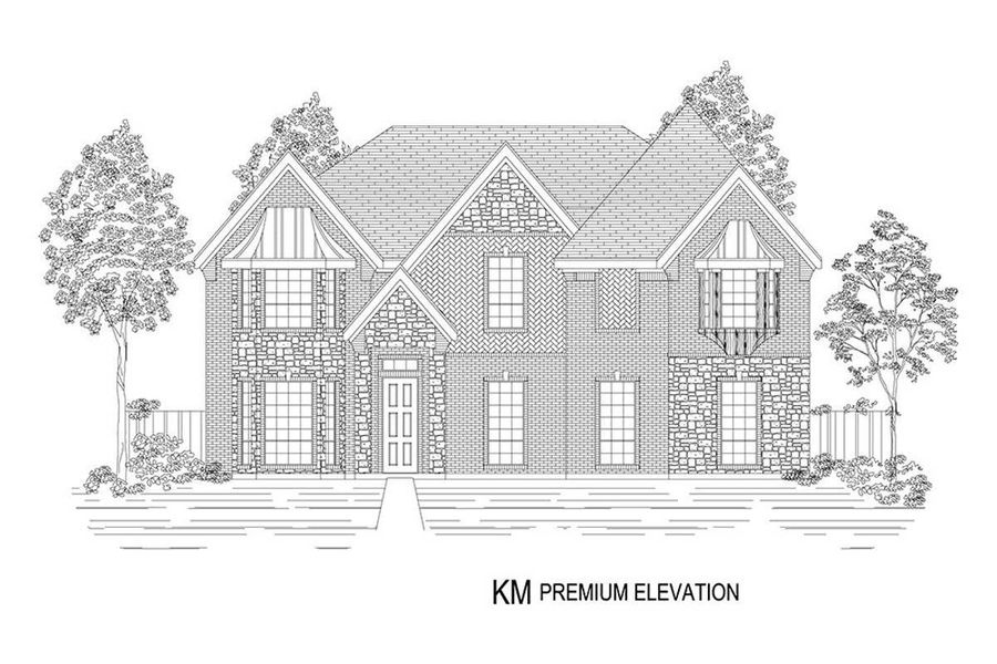 Representative rendering of the exterior for the Stonehaven 2R by First Texas Homes (Image 23).