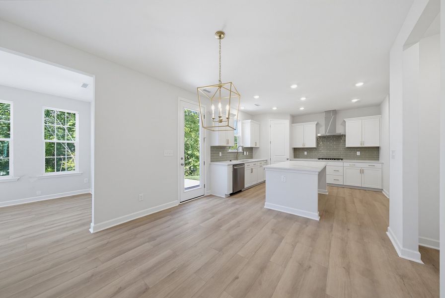 Spacious, unfurnished interior of a new home in Sweetbrier, Durham (Image 22).