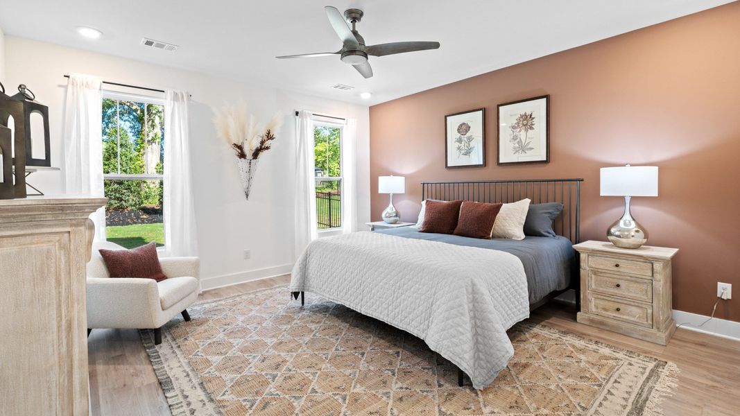 Representative furnished interior of a home built from the Augusta by DRB Homes in Pelham Crossing, Greenville (Image 10).
