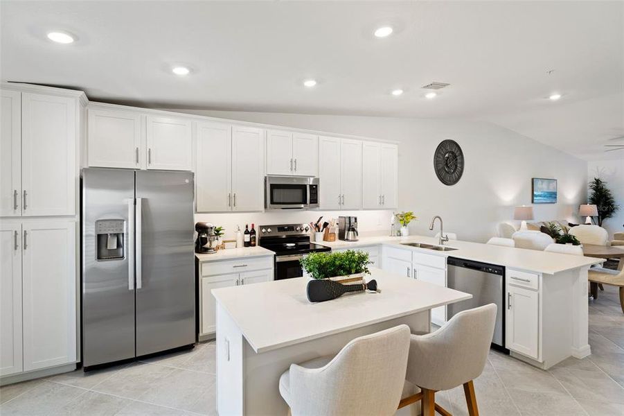 Furnished interior view inside a new home in , Punta Gorda (Image 7).