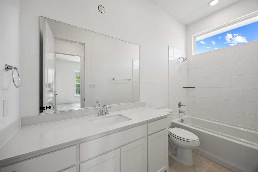 Furnished interior view inside a new home in The Heights at Uptown Celina, Celina (Image 7).