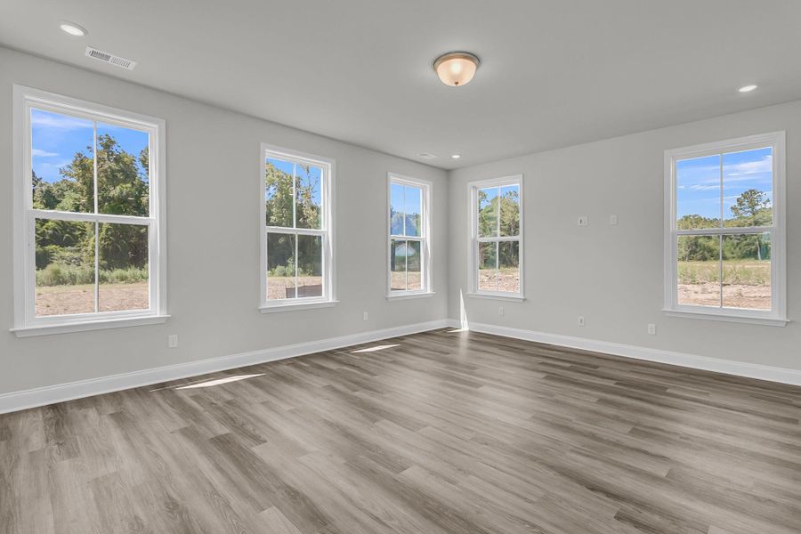 Spacious, unfurnished interior of a new home in Abbey Walk, Moncks Corner (Image 35). Spacious, unfurnished interior of a new home in Abbey Walk, Moncks Corner (Image 35).