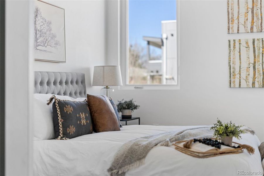 Furnished interior view inside a new home in , Denver (Image 31).