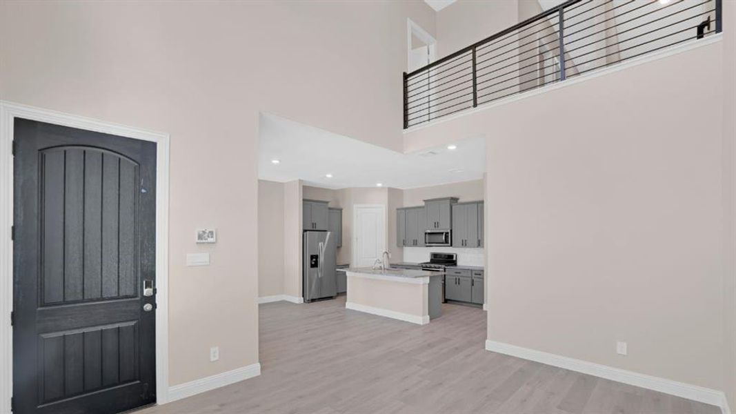Furnished interior view inside a new home in The Avenue, Allen (Image 10).