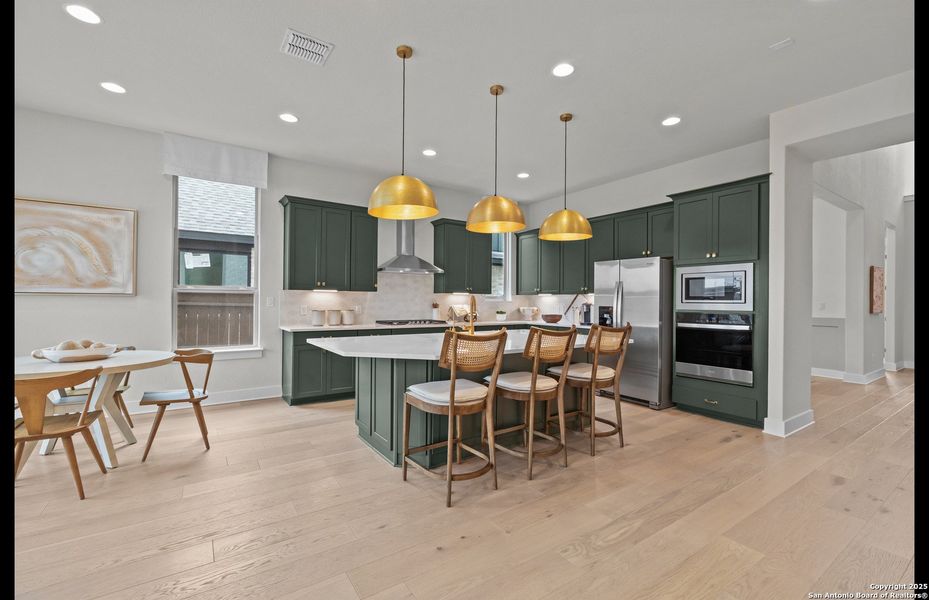 Furnished interior view inside a new home in Bison Ridge, San Antonio (Image 14).