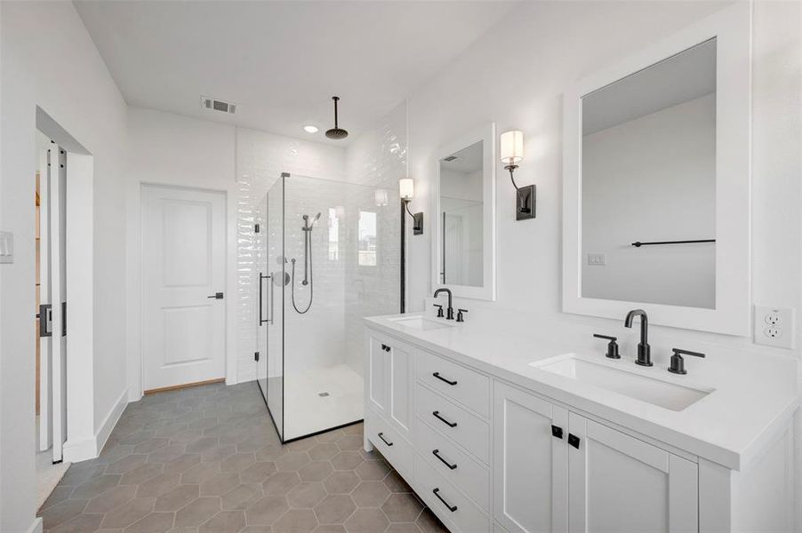 Furnished interior view inside a new home in Timberbrook, Justin (Image 10).