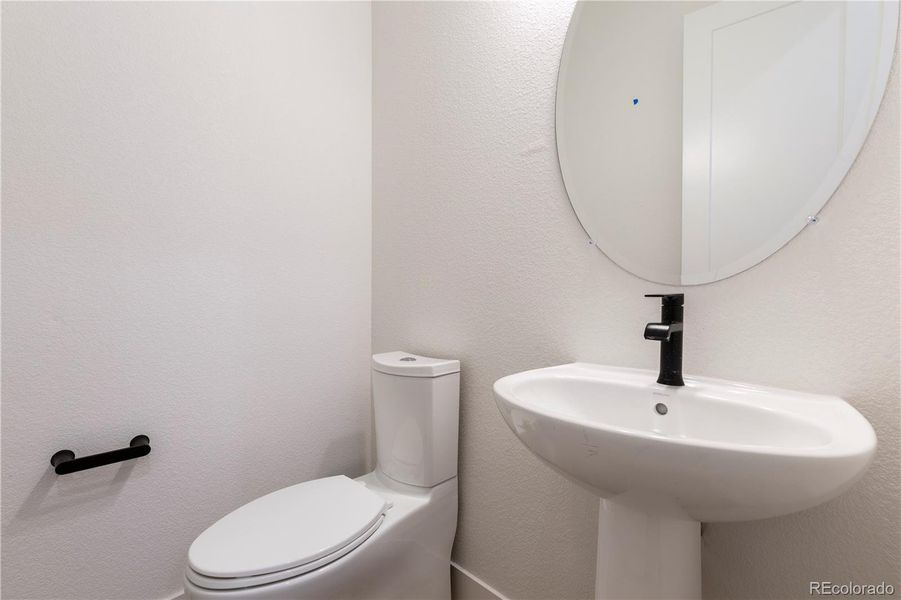 Furnished interior view inside a new home in Dillon Pointe - Journey, Broomfield (Image 8).