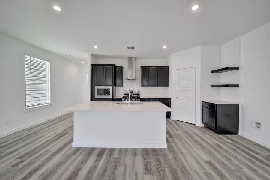 Furnished interior view inside a new home in City Gate, Houston (Image 10).