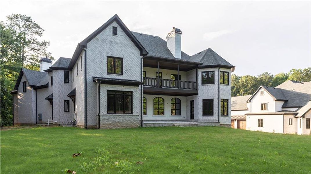Front exterior of a new home in , Roswell, GA, highlighting curb appeal (Image 25).