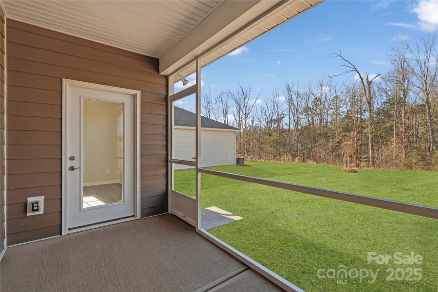 Exterior details and patio area of a home in Roselyn: Garden, Lancaster (Image 3).