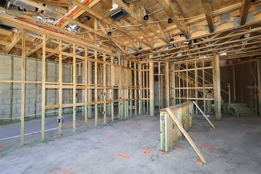 In-progress construction of a new home in Estates at Rivercrest, Sanford, FL (Image 12). In-progress construction of a new home in Estates at Rivercrest, Sanford, FL (Image 12).