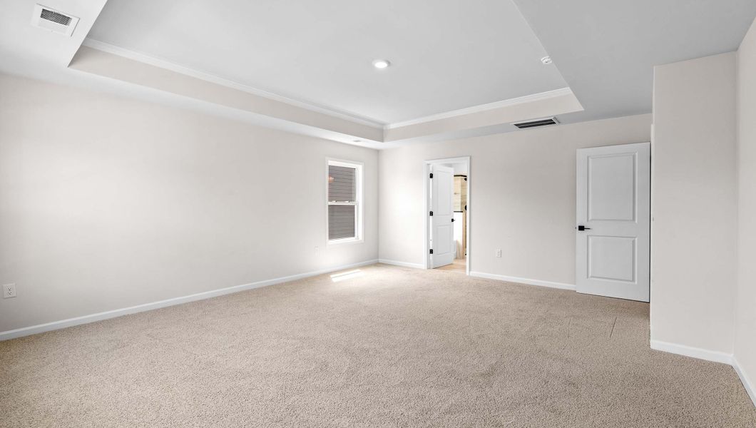 Representative unfurnished interior of a home built from the VERWOOD by D.R. Horton in Adams Glen, Greenville (Image 28).