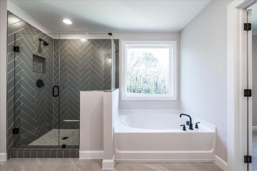 Furnished interior view inside a new home in Autumn Brook, Canton (Image 16).