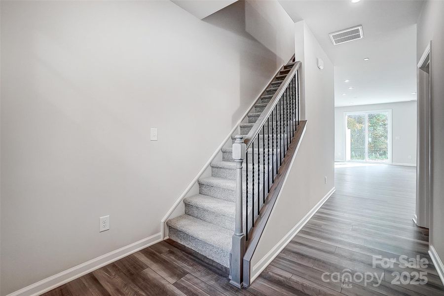 Entry Stairwell-Photo Similar to Subject Property