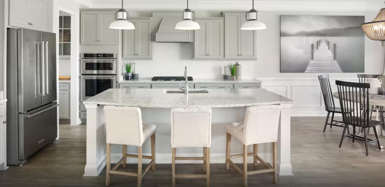 Furnished interior view inside a new home in Sea Island Preserve, Johns Island (Image 7).