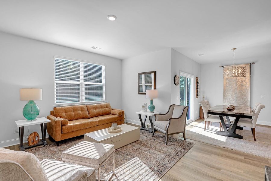Furnished interior view inside a new home in Rivers Reach, Yemassee (Image 11). Furnished interior view inside a new home in Rivers Reach, Yemassee (Image 11).