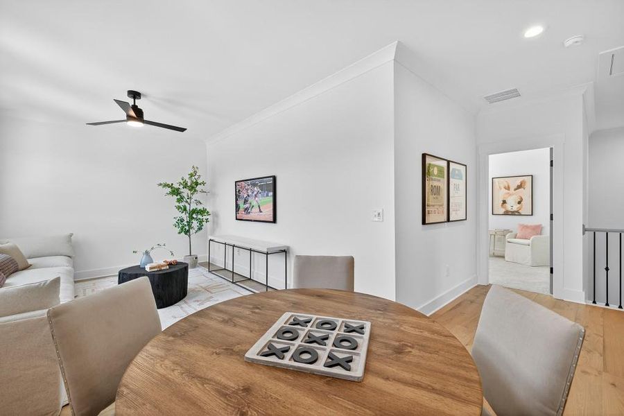 Furnished interior view inside a new home in Livingstone Park, Kennesaw (Image 34).