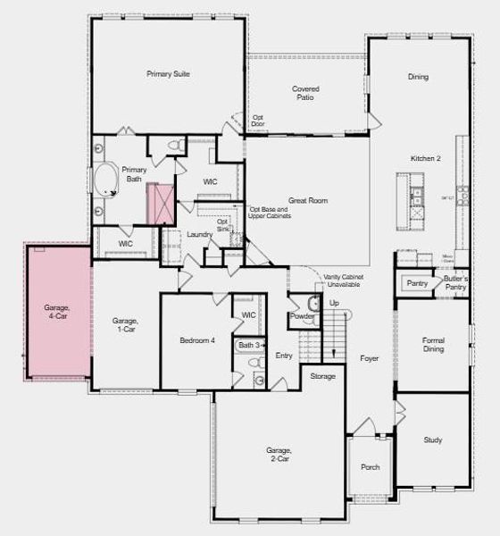 Additional Highlights Include: Dual primary suite upstairs, gourmet kitchen, four-car garage, 8' interior doors, rectangular freestanding tub at primary bath, and upgraded fireplace. Additional Highlights Include: Dual primary suite upstairs, gourmet kitchen, four-car garage, 8' interior doors, rectangular freestanding tub at primary bath, and upgraded fireplace.