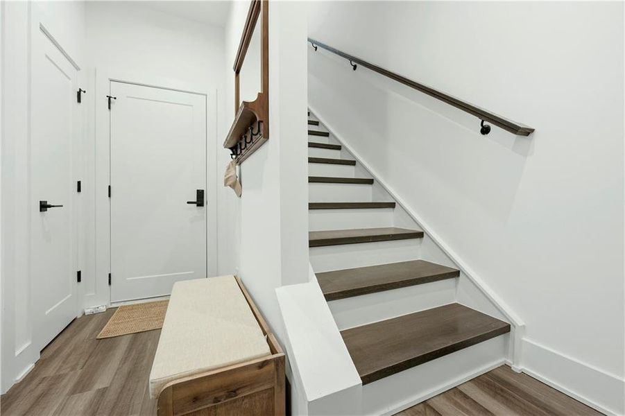 Furnished interior view inside a new home in , Atlanta (Image 25).