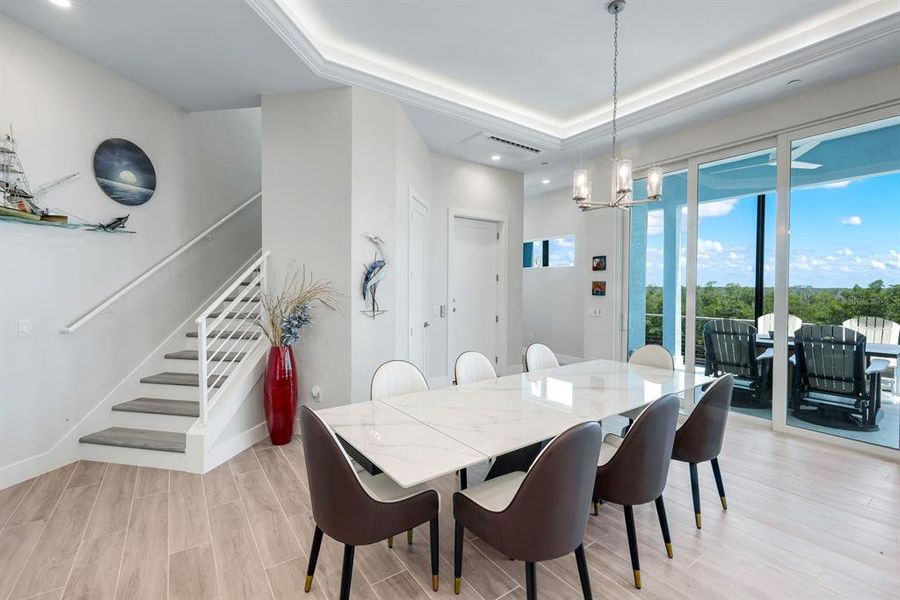 Furnished interior view inside a new home in , Cape Coral (Image 21).