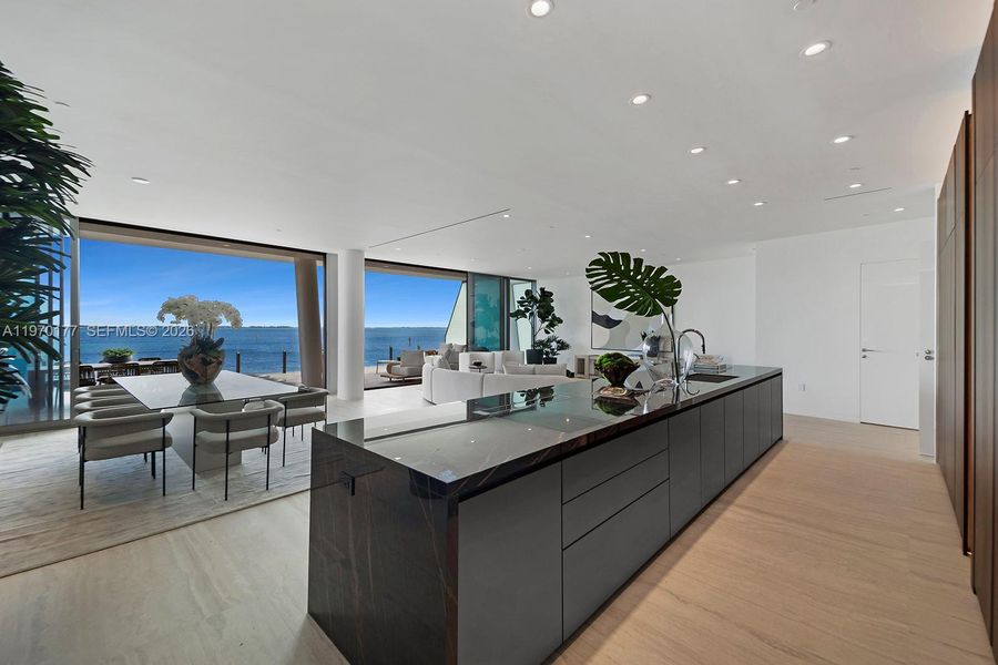 Furnished interior view inside a new home in , Miami (Image 12).