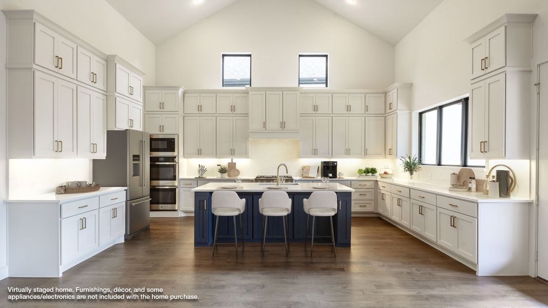 Furnished interior view inside a new home in Palmera Ridge 70', Leander (Image 3).
