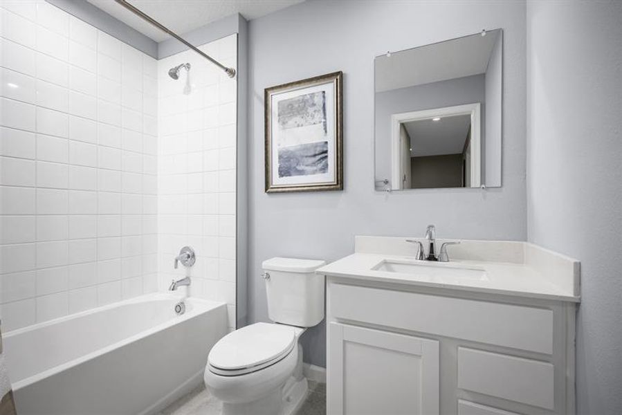 Representative furnished interior of a home built from the Piper End Unit by Ryan Homes in Terra Lago Townhomes, Indiantown (Image 14).