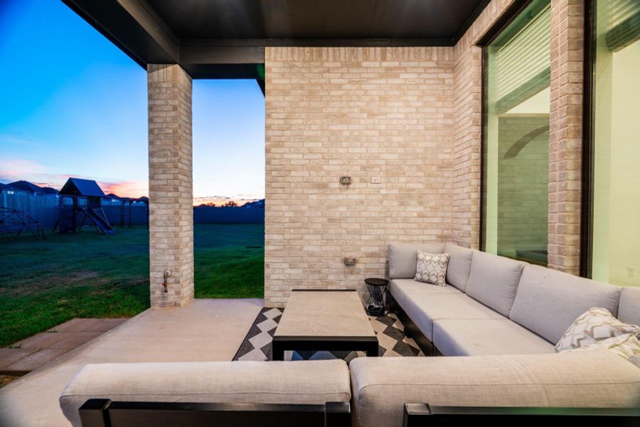 Exterior details and patio area of a home in , Liberty Hill (Image 2). Exterior details and patio area of a home in , Liberty Hill (Image 2).