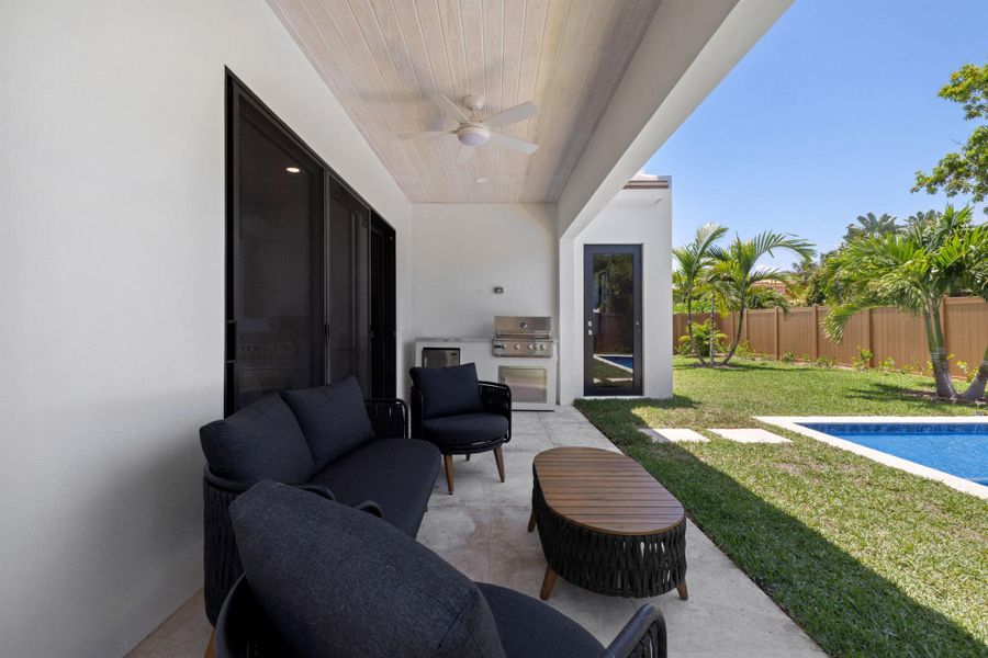 Furnished interior view inside a new home in , Palm Beach Shores (Image 17). Furnished interior view inside a new home in , Palm Beach Shores (Image 17).