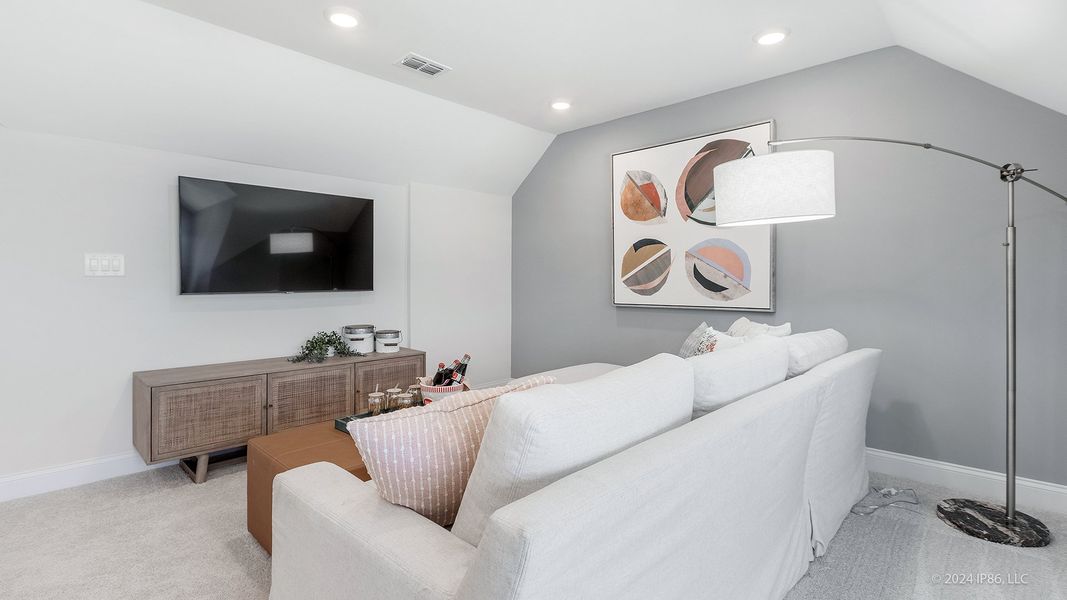 Representative furnished interior of a home built from the Promenade by Epcon Communities in The Courtyards at Bailey Farms, Dacula (Image 49).