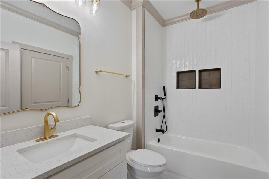 Furnished interior view inside a new home in , Dacula (Image 16).