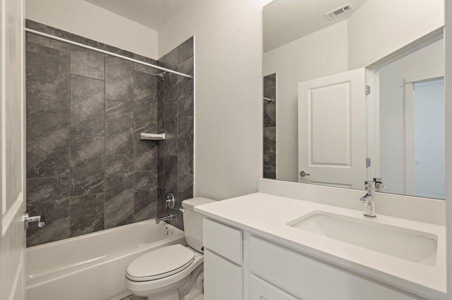 Furnished interior view inside a new home in , Buda (Image 5). Furnished interior view inside a new home in , Buda (Image 5).