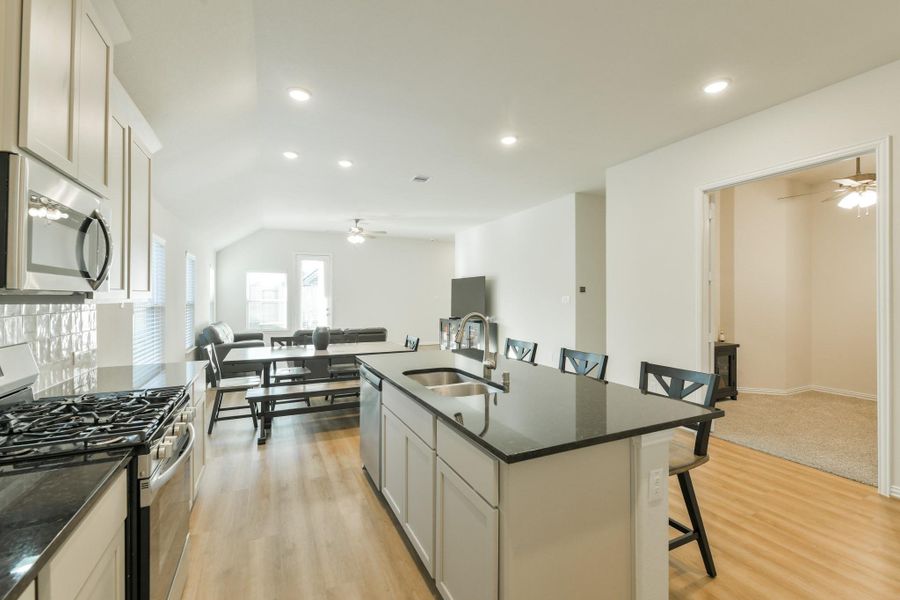 Furnished interior view inside a new home in Oakwood Estates, Waller (Image 14).