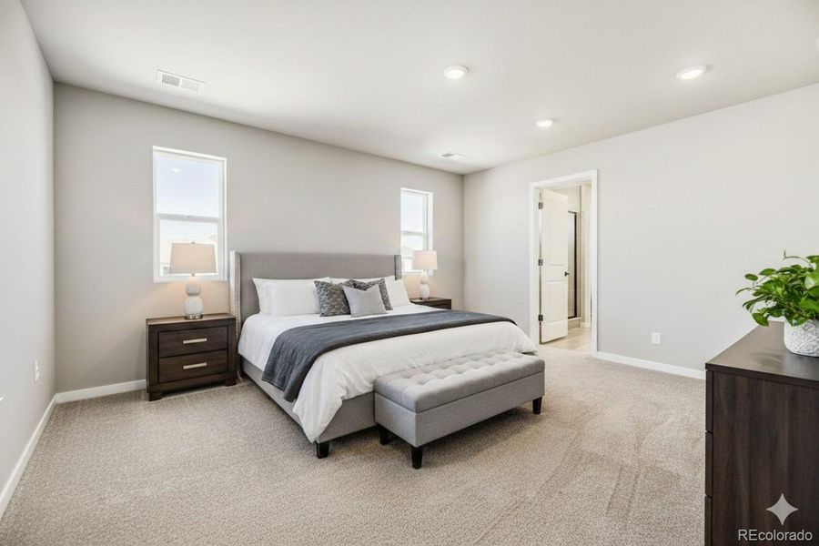 OWNER'S BEDROOM - STAGED