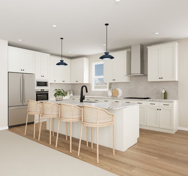 Representative furnished interior of a home built from the Crescent by Beazer Homes in Sanctuary, Phoenix (Image 4). Representative furnished interior of a home built from the Crescent by Beazer Homes in Sanctuary, Phoenix (Image 4).